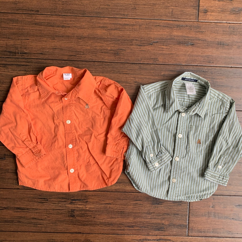 2 Baby Gap Button Downs